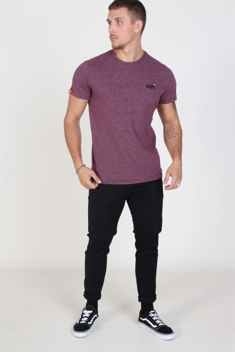 Superdry Vintage Embroidery T-Hemd Creek Red