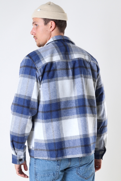 Gabba Clipper Big Blue Check LS Hemd Navy Check