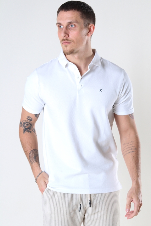 Clean Cut Copenhagen Silkeborg Stretch Polo White