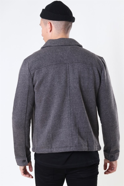 Jack & Jones Dawn Sweat Jacke Grey Melange