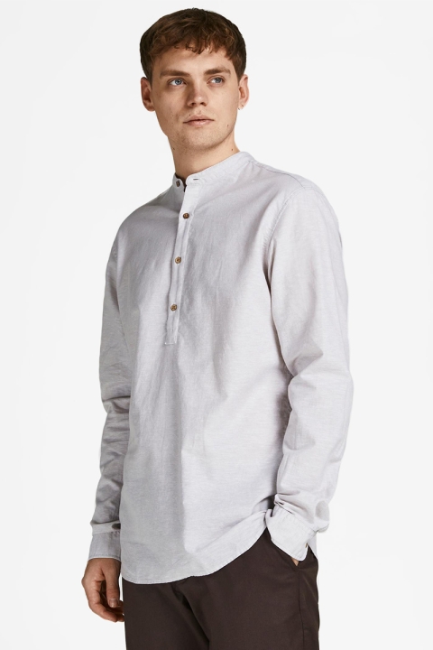 Jack & Jones JPRBLASUMMER HALF PLACKET Hemd L/S SN Crockery