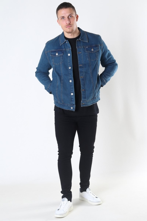 Solid Peyton Denim Jacke Dark Village Blue Denim