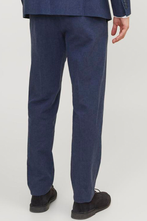 Jack & Jones Riviera Linen Trouser Dark Navy