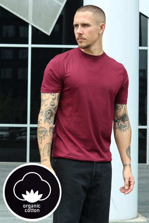 Liebhaveri Organic Bazo Tee Burgundy