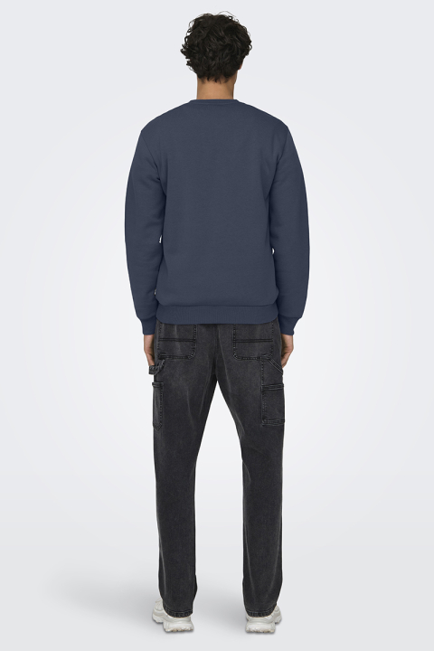 ONLY & SONS Ceres Crew Neck Blue Nights
