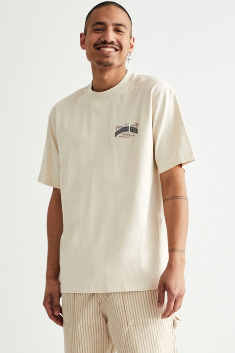 Woodbird Baine Seeds Tee Off White