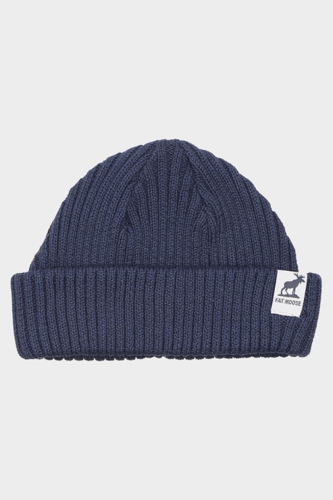 Fat Moose Fat Beanie Hut Navy