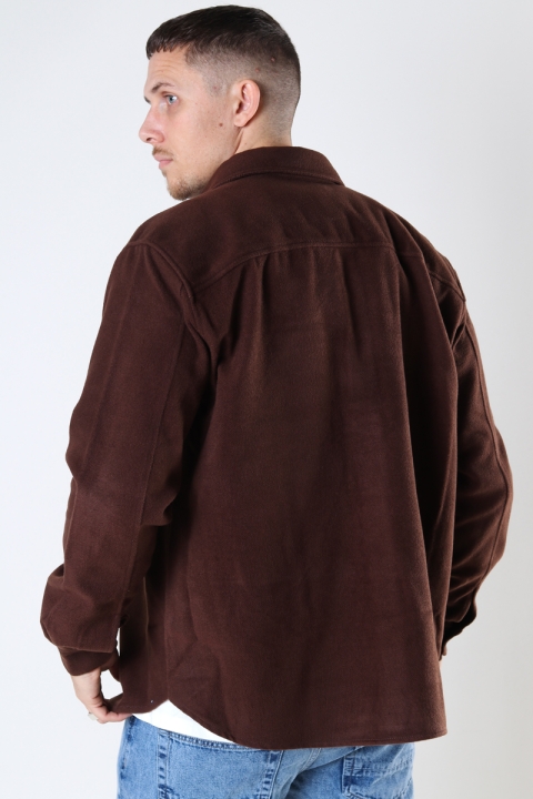 ONLY & SONS ONSLESTER LS WOOLEN LOOK RELAX OVERSHIRT Chicory Coffee