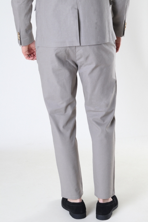 Clean Cut Copenhagen Milano Cotton Linen Pants Grey