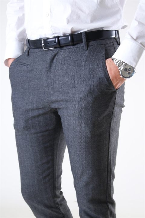 Les Deux Malus Anzug Pants Grey Melange