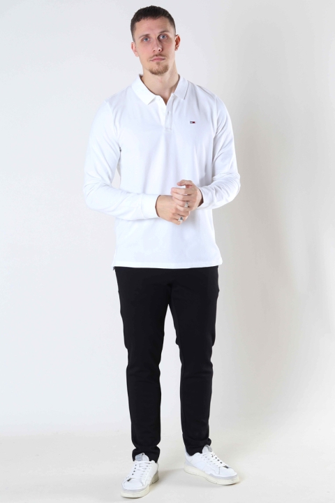 TOMMY JEANS TJM LS CLASSICS POLO White