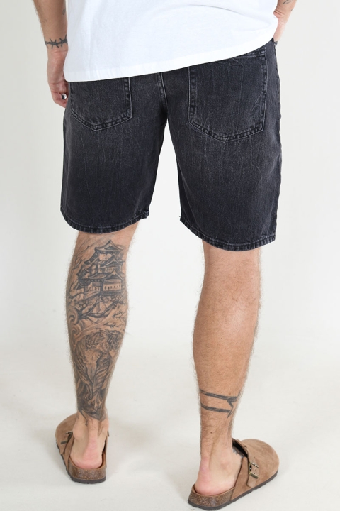 ONLY & SONS EDGE DENIM SHORTS Black Washed