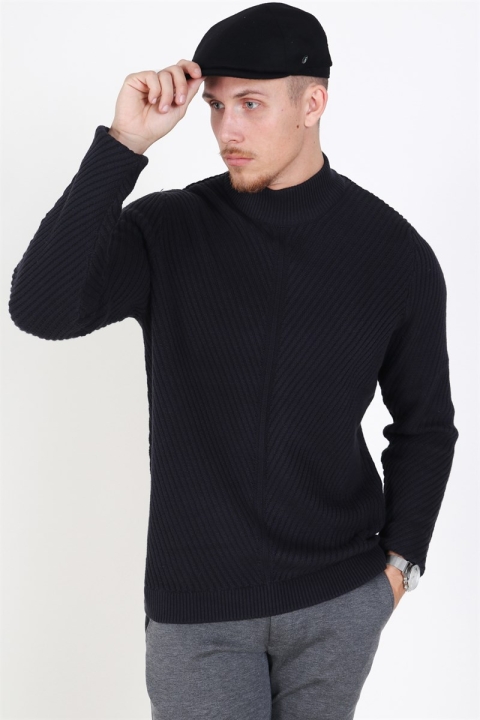 Only & Sons Roland 7 Structure Stricken Dark Navy