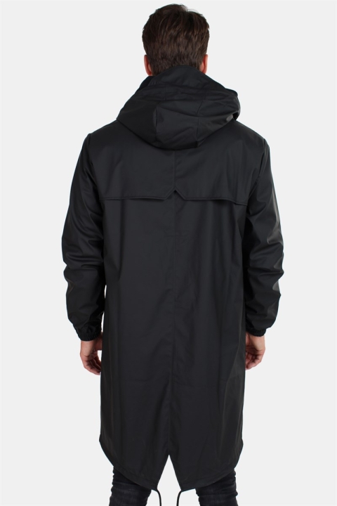 Rains Fishtail Parka RegnJacke Black