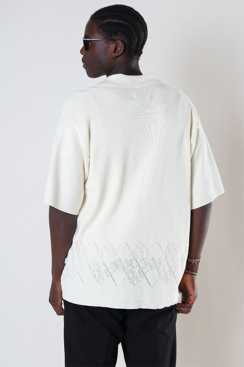 Woodbird Banks Knit Hemd Off White