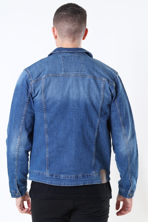 Only & Sons Coin Life Trucker Jacke 8615 Denim Blue