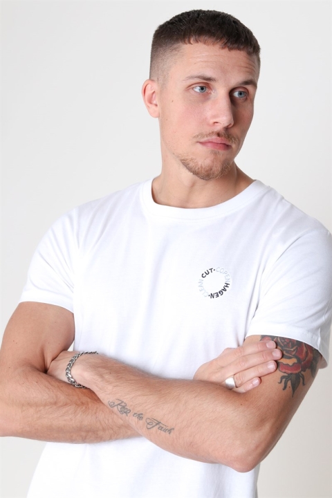 Clean Cut Antonie Logo S/S T-Hemd White