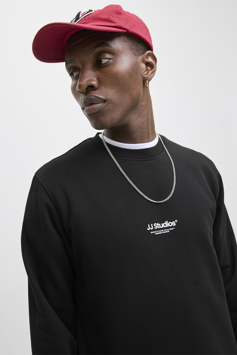 Jack & Jones Soho Sweat Crew Neck Black