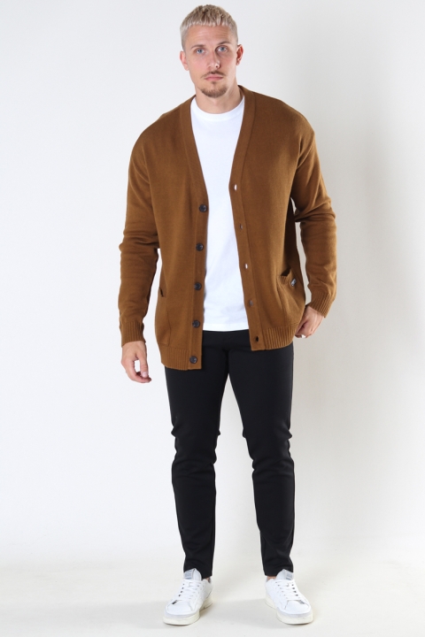 Jack & Jones JORJAMES KNIT CARDIGAN Rubber