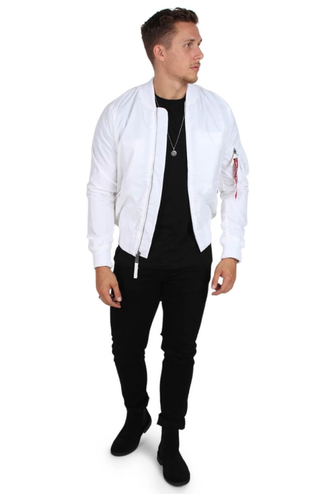 Alpha Industries MA-1 TT Bomber Jacke White