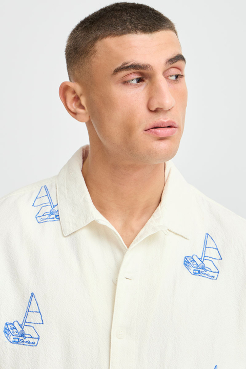 Solid Ottild SS Hemd  Off White