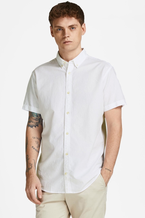 Jack & Jones JJESUMMER Hemd S/S S22 SN White