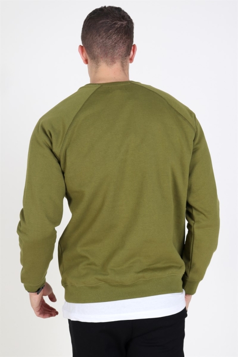 Denim Project Dot Crewneck Sweatshirt Olive