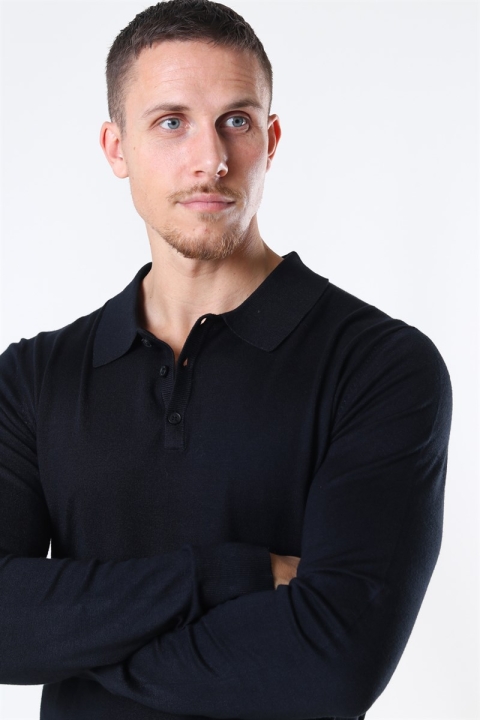 Jeff Acheletta Polo Stricken Black