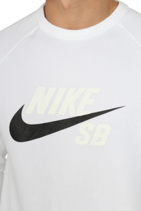 Nike SB Icon Crewneck Sweatshirts White