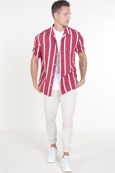 Jack & Jones Rayden Resort Hemd S/S Ketchup