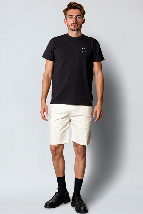 Clean Cut Copenhagen Milano twill shorts Ecru