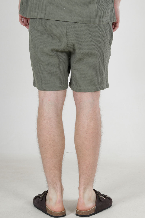 ONLY & SONS Bertil Waffle Shorts Deep Lichen Green