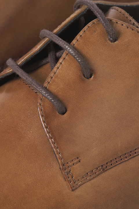 Jack & Jones Oslo Leather Dress Shoe Cognac