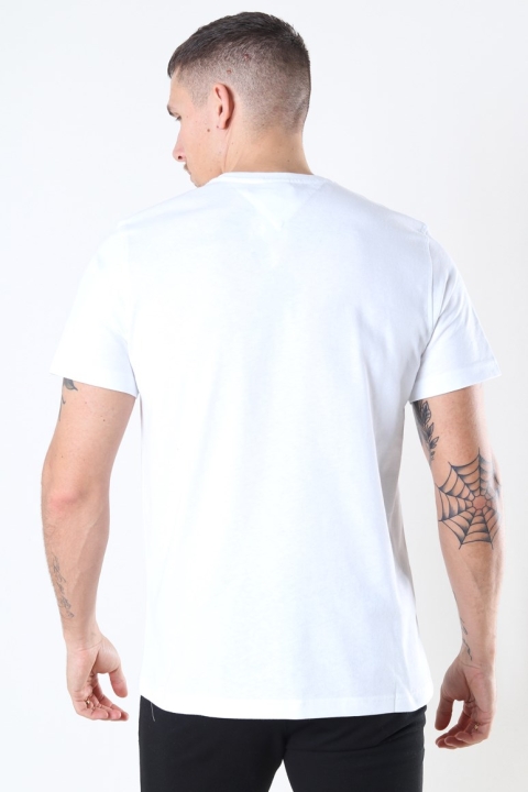 Tommy Jeans Regular Corp Logo T-Hemd White