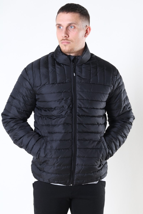 Only & Sons Paul Quilted Highneck Jacke Black