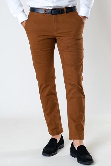 Kronstadt Daniel Twill chinos Tobacco