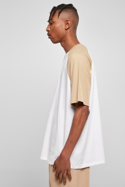 Urban Classics Organic Oversized Raglan Tee White/Beige
