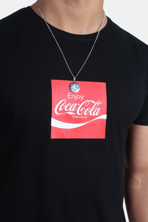 Mister Tee Coca Cola Taste The Feeling T-Hemd Black