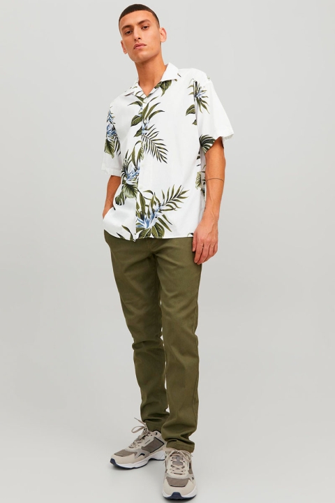 Jack & Jones Tropic Resort Hemd SS Relax  Bright White