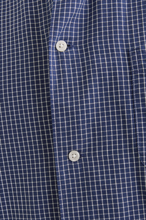 Jack & Jones Austin Loose Fit Check Hemd Ocean Cavern