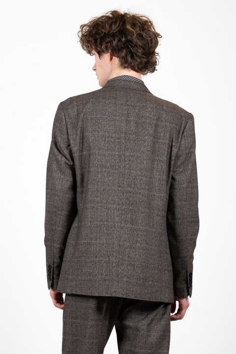 Clean Cut Copenhagen Sebastian XO Blazer Dark Grey Check