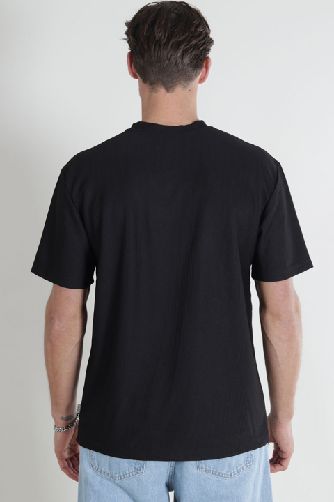 ONLY & SONS Fred Relaxed Plizze Tee Black