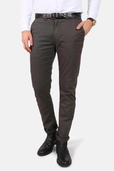 Kronstadt Daniel Stretch Chino Hose Stone Grey