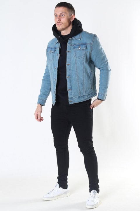 Solid Peyton Denim Jacke Light Village Blue Denim