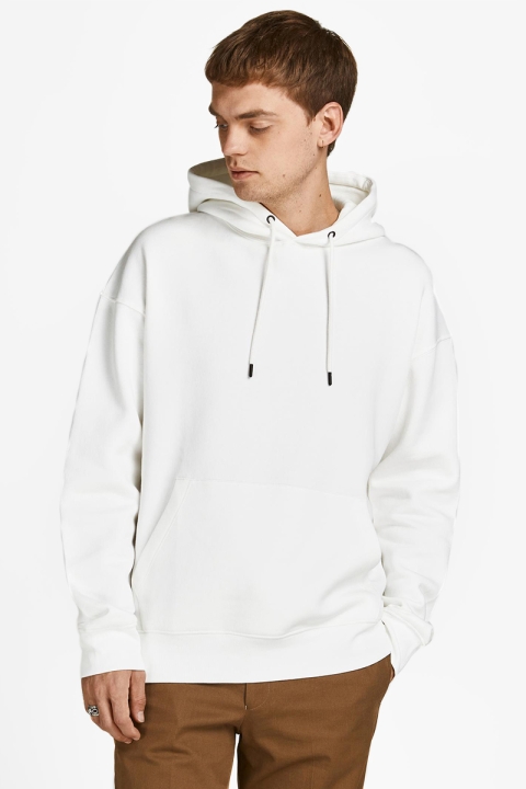 Jack & Jones STAR BASIC SWEAT HOOD Cloud Dancer