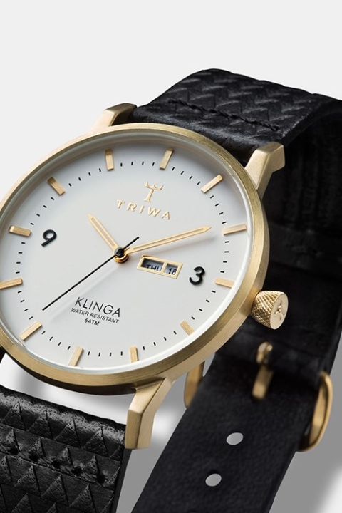 Triwa Ivory Klinga Uhr Brown Black Giza Classic