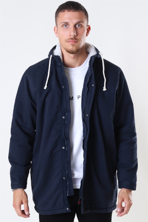 Denim Project Teddy Parka Jacke Navy