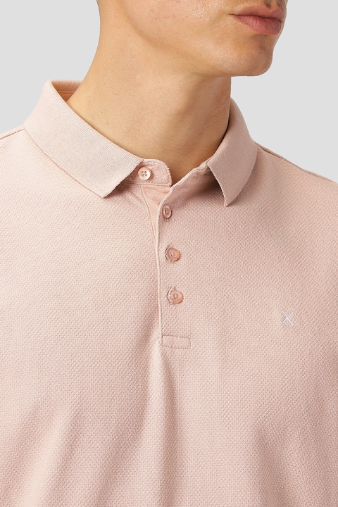 Clean Cut Copenhagen Silkeborg Stretch Polo Dusty Rose