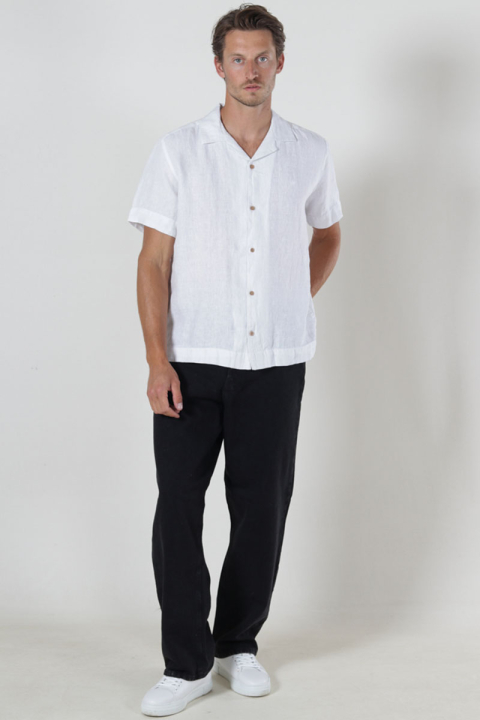 Kronstadt Ayers SS loose Hemd Off White