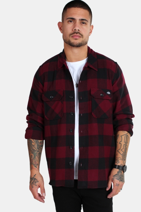 DICKIES NEW SACRAMENTO Hemd  MAROON